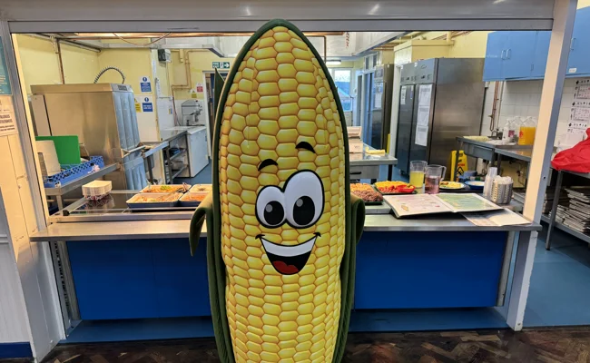 Meet Sammy Sweetcorn